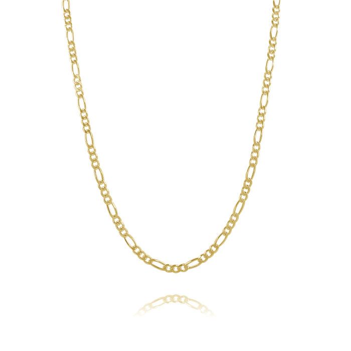 18" Yellow Gold Figaro Chain
