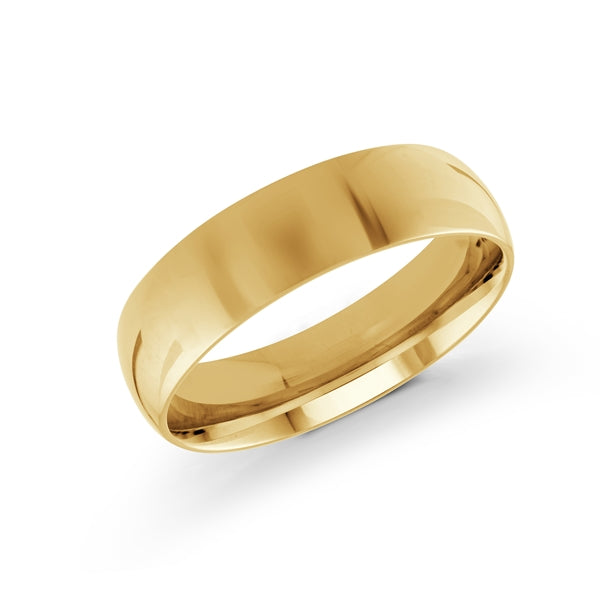 6mm Yellow Gold Women's Wedding Band