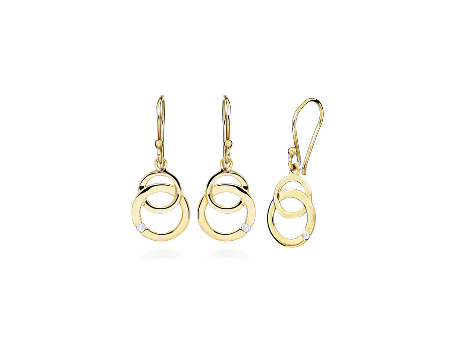 Casablanca Eternal Unity Hook Earrings