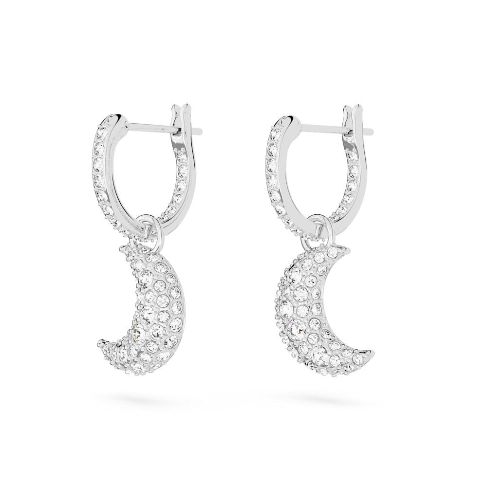 Swarovski Luna Moon Earrings — Bogart's Jewellers