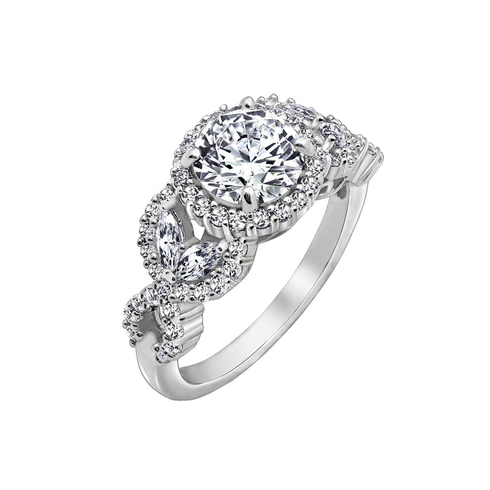 Casablanca Silver Marquise Ring