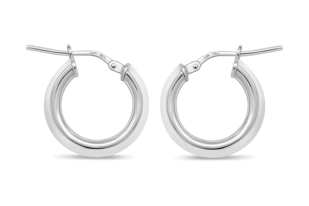 Sterling Silver Small Hoop Earrings