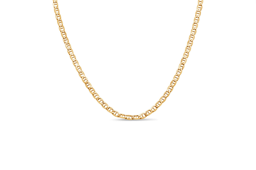 20" Yellow Gold Anchor Chain