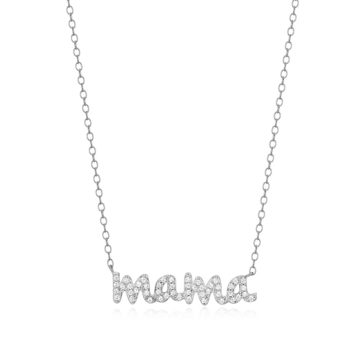 Monte Luna Sterling Silver Mamma Necklace