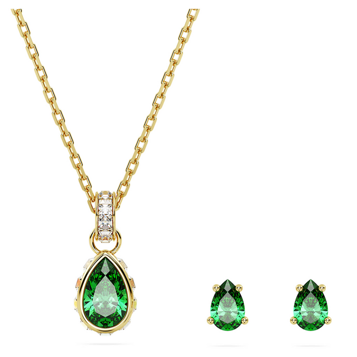 Swarovski Stilla Pear Shape Necklace & Earring Set