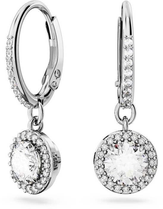 Swarovski Constella Drop Hoop Earrings