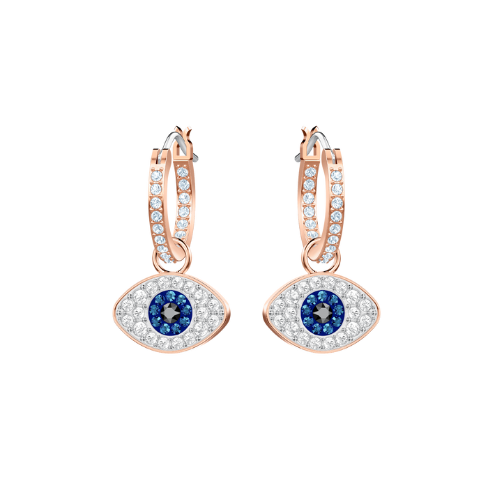 Swarovski Evil Eye Mini Hoop Earrings