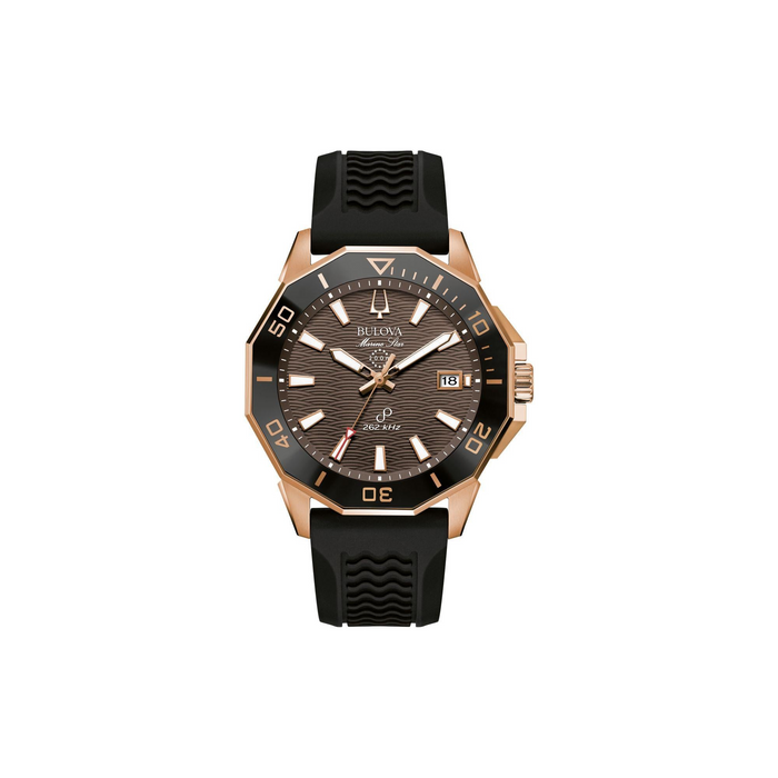 Bulova Marine Star Watch: Rose Tone