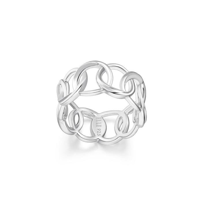 Elle Sterling Silver Swirl Ring