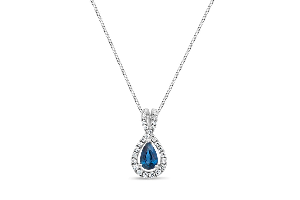 Diamond & Sapphire Necklace