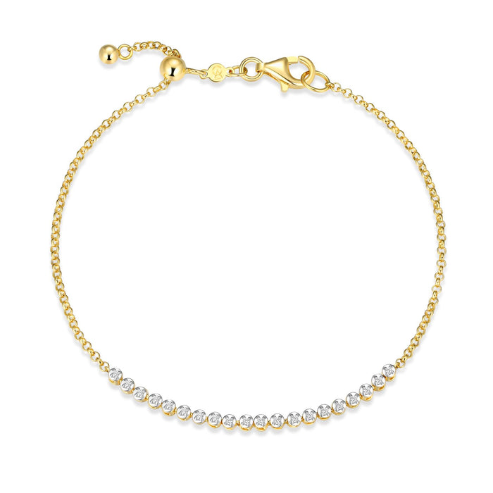 Monte Luna Gold Plated Line Bracelet