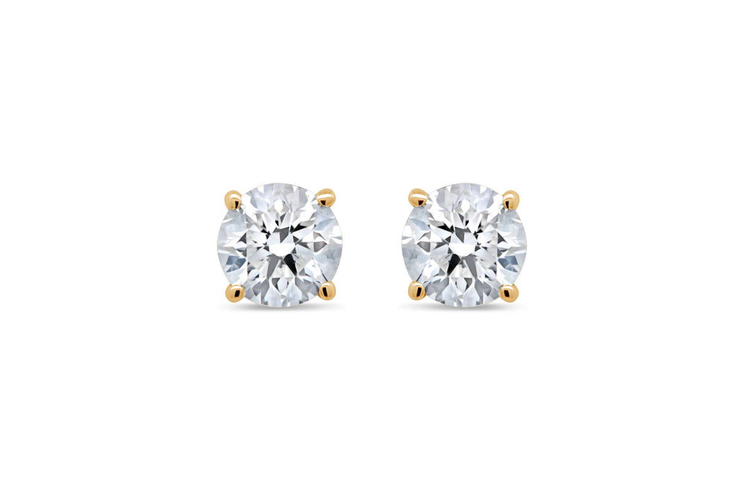 0.30CTW Bogart's Yellow Gold Lab Grown Diamond Stud Earrings