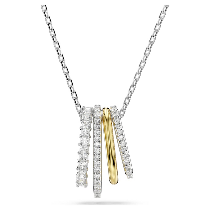 Swarovski Hyperbola Two-Tone Pendant & Chain