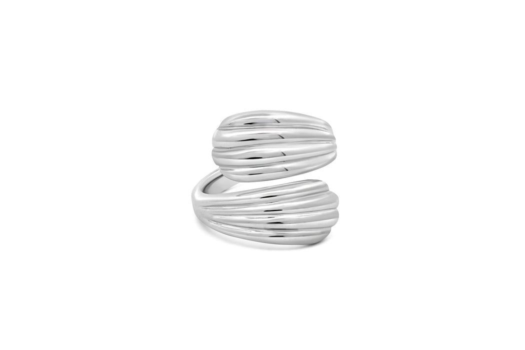 Silver Swirl Fashion Ring