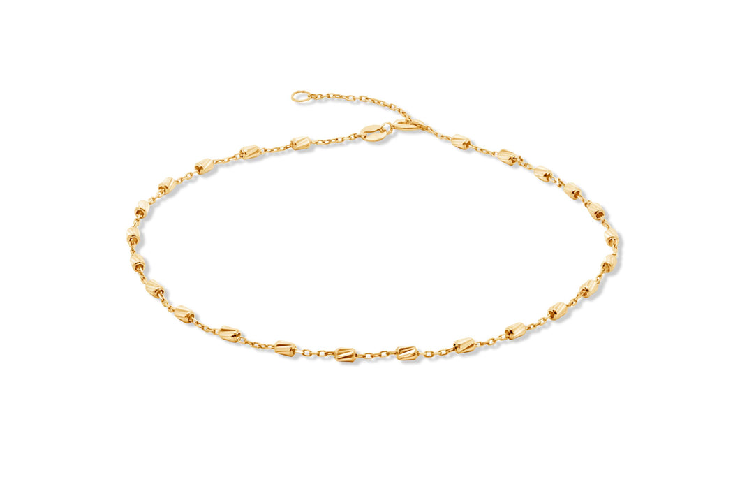 Yellow Gold Fancy Anklet