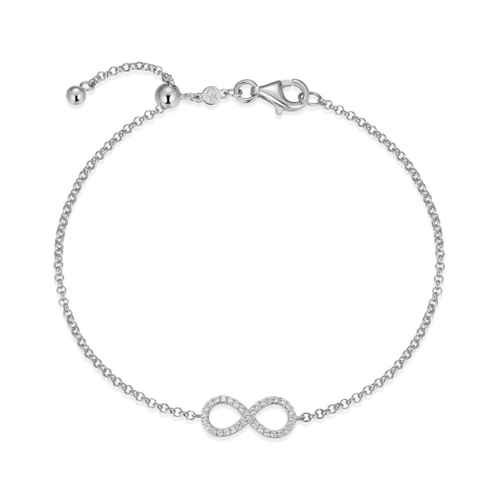 Monte Luna Silver Infinity Bracelet