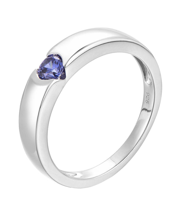 Casablanca Sterling Silver Tanzanite Ring