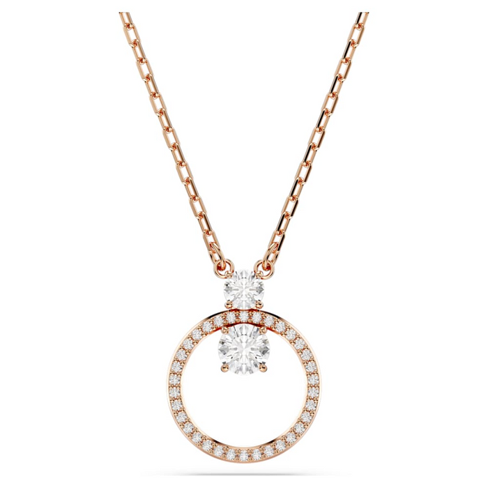 Swarovski Constella Rose Circle Necklace