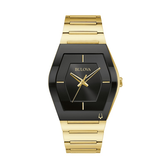 Bulova Gemini Black Dial Watch