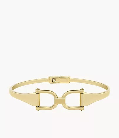 Fossil Gold Plated D Link Bracelet