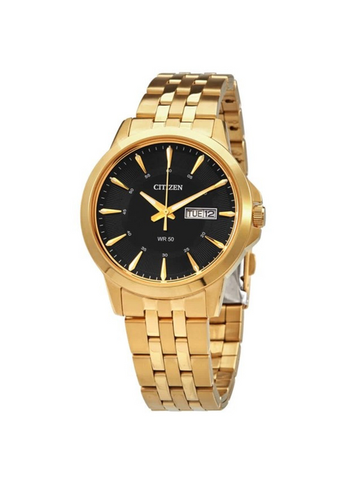 Citizen Men's Quartz Watch: Gold Tone