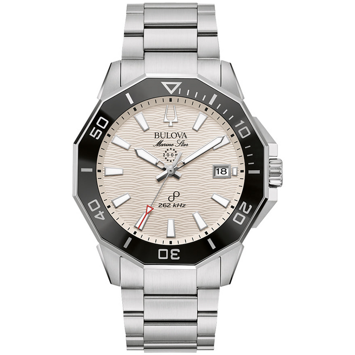 Bulova Marine Star White Dial Watch