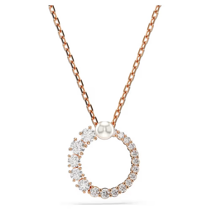 Swarovski Matrix Rose Circle Necklace