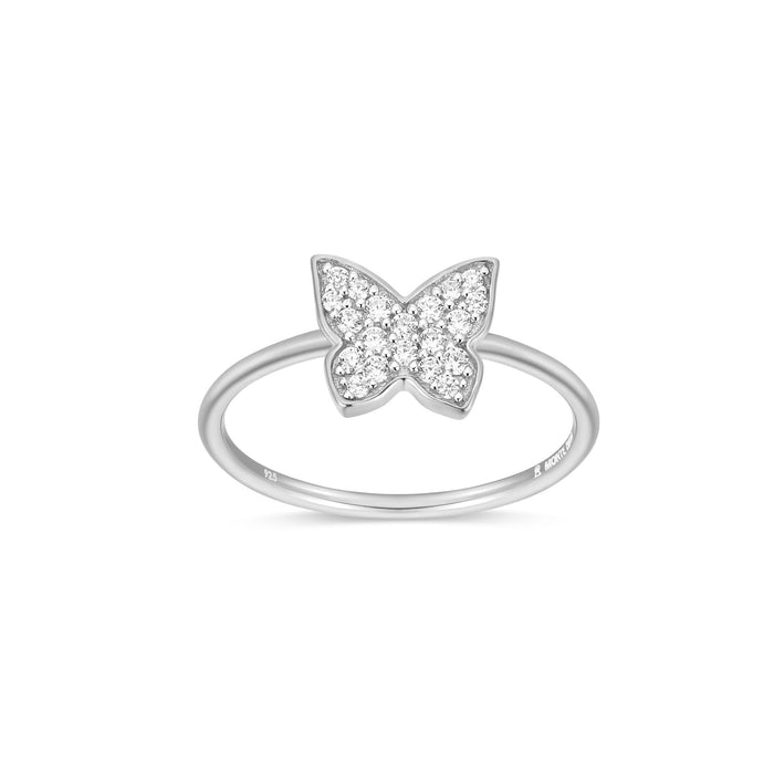 Monte Luna Sterling Silver Butterfly Ring