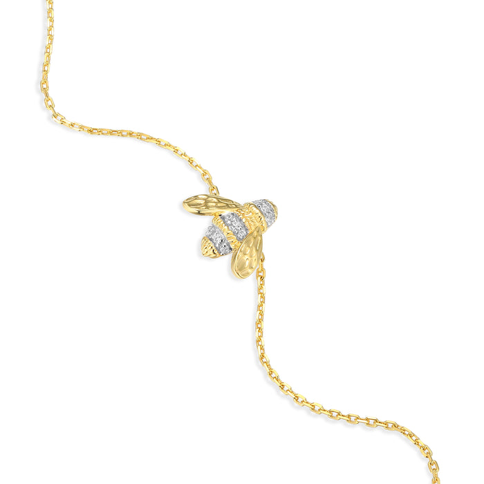 Monte Luna Gold Plated Bee Bracelet