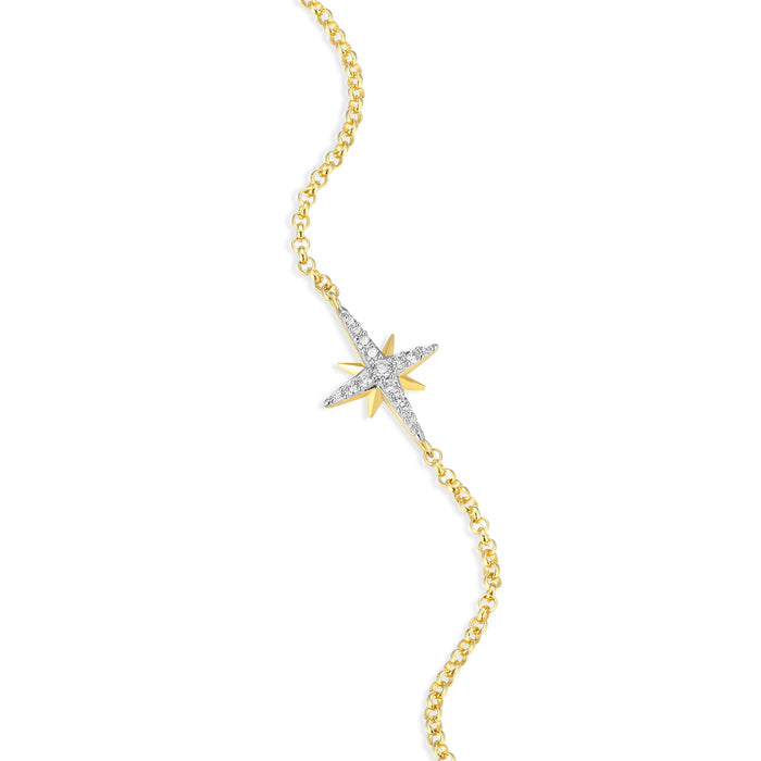 Monte Luna Gold Plated Star Bracelet