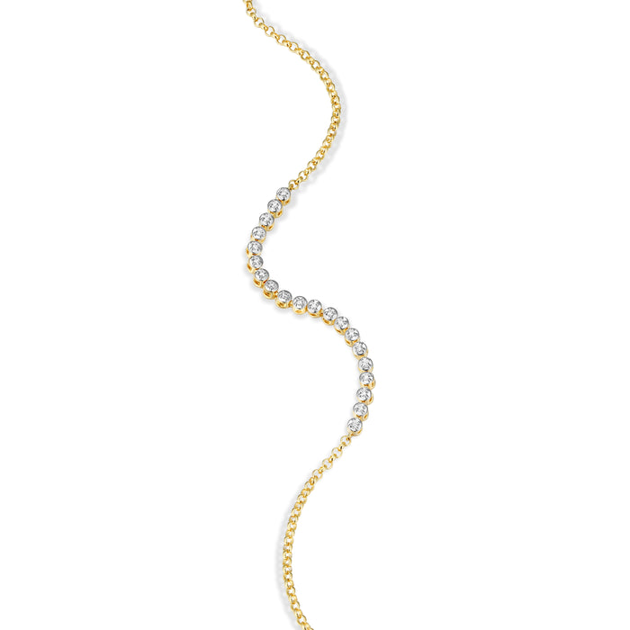 Monte Luna Gold Plated Line Bracelet