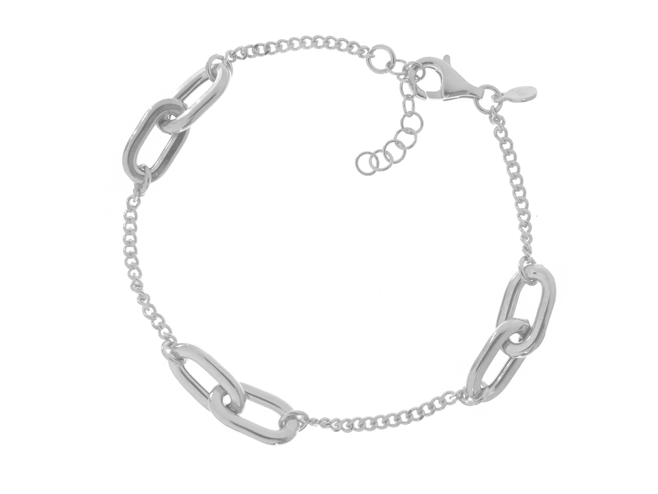 Casablanca Sterling Silver Link Bracelet