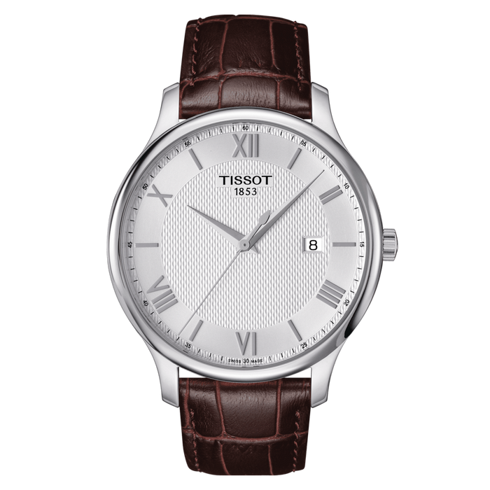 Tissot Tradition Brown Leather Men's Watch