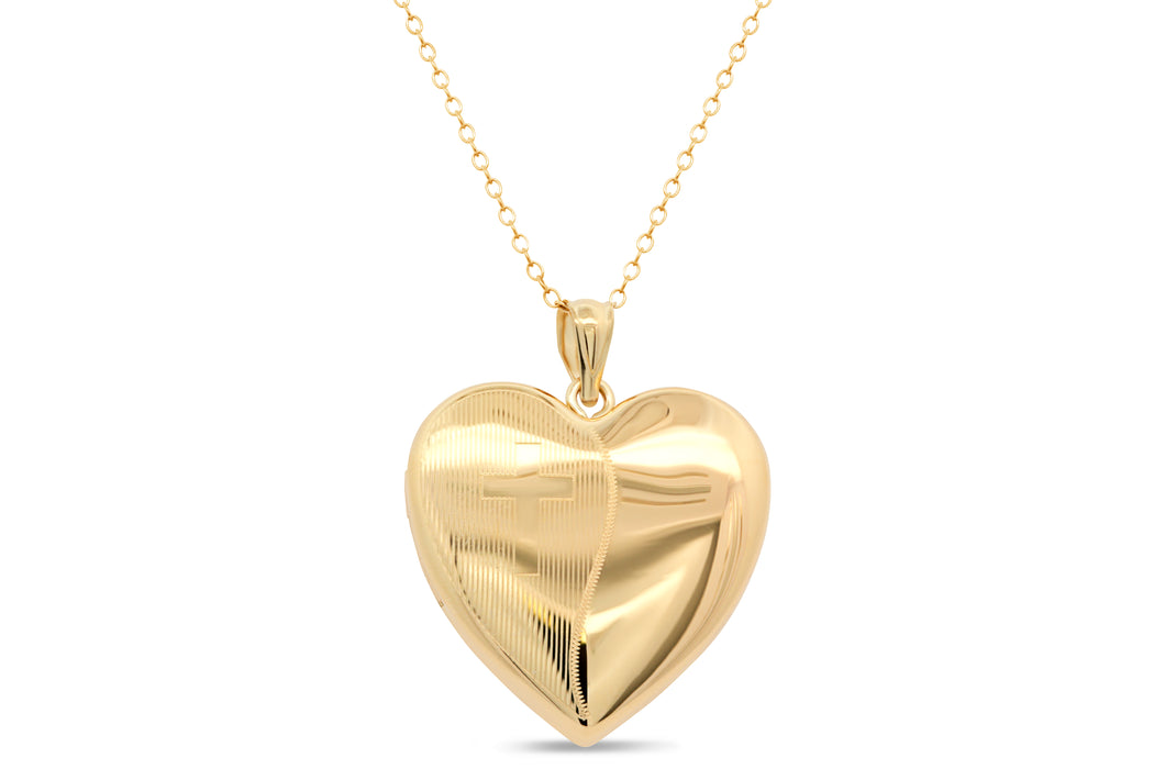 Casablanca Gold Plated Heart Locket