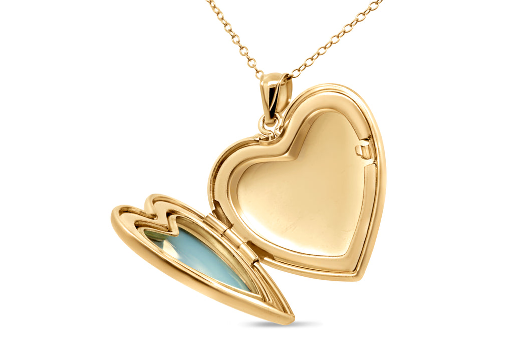 Casablanca Gold Plated Heart Locket