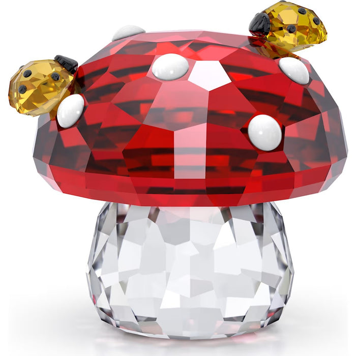 Swarovski Crystal Mushroom & Lady Bug Figurine