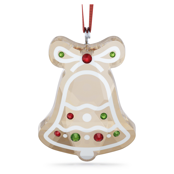 Swarovski Holiday Cheer Gingerbread Bell Ornament