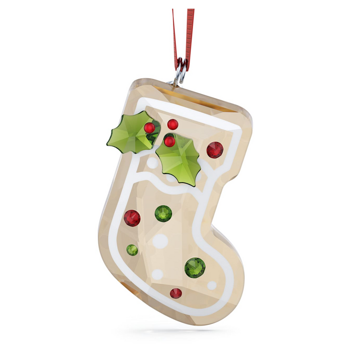 Swarovski Holiday Cheer Gingerbread Stocking Ornament