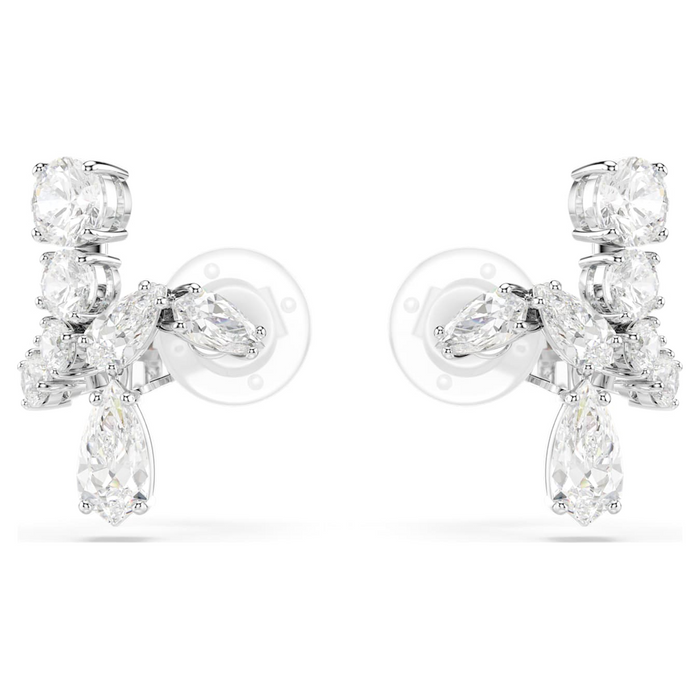 Swarovski Matrix Crystal Stud Clip On Earrings