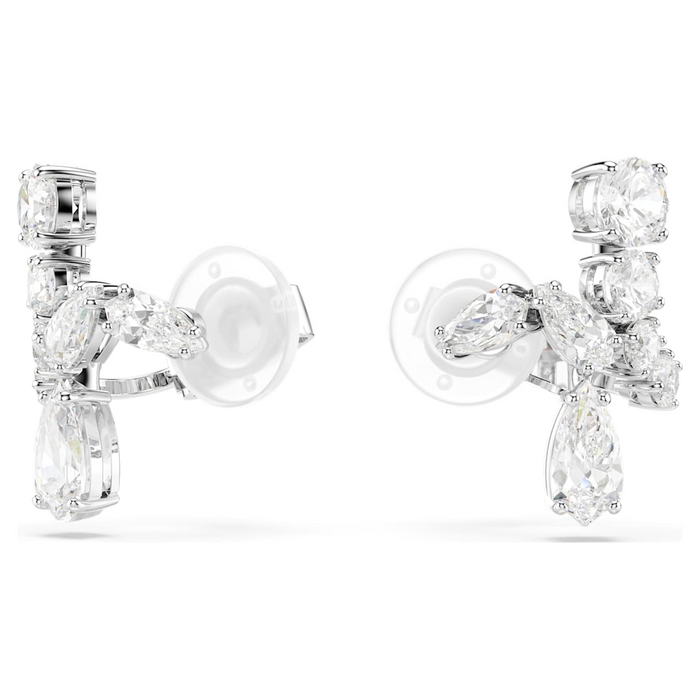 Swarovski Matrix Crystal Stud Clip On Earrings