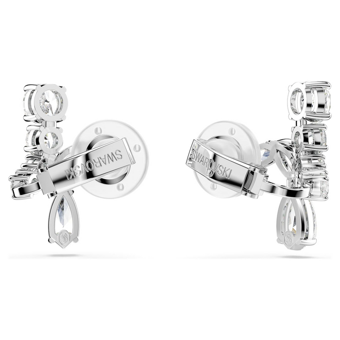 Swarovski Matrix Crystal Stud Clip On Earrings