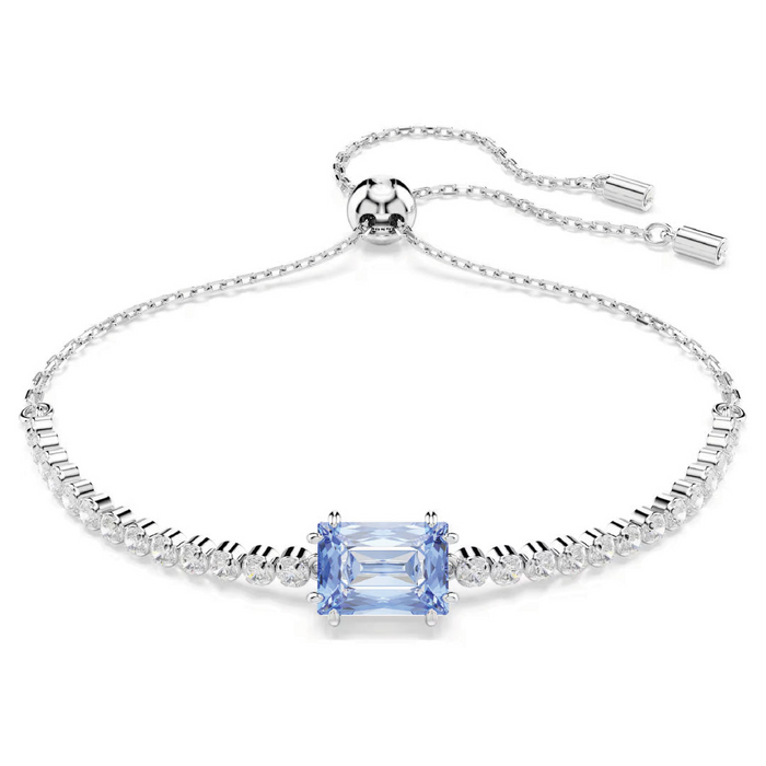 Swarovski Matrix Crystal Blue Stone Bracelet