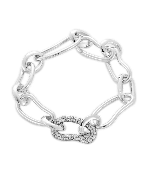 Casablanca Silver Large Link Bracelet