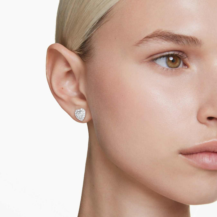 Ariana Grande Swarovski Heart Stud Earrings