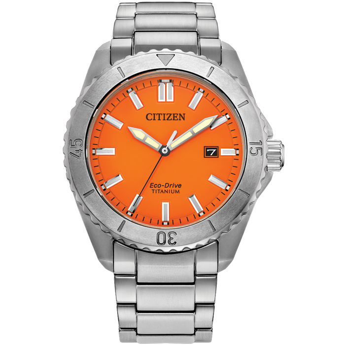 Citizen Brycen Orange Dial Watch