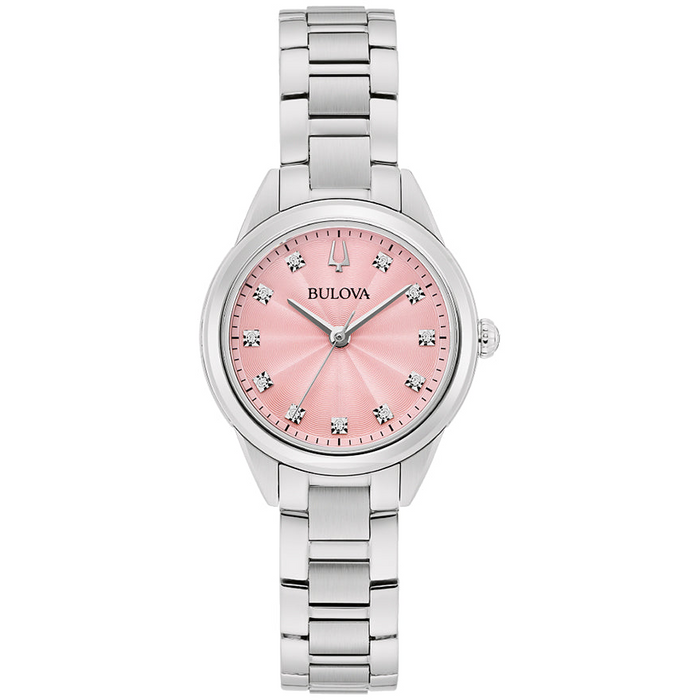 Bulova Sutton Watch: Pink Dial