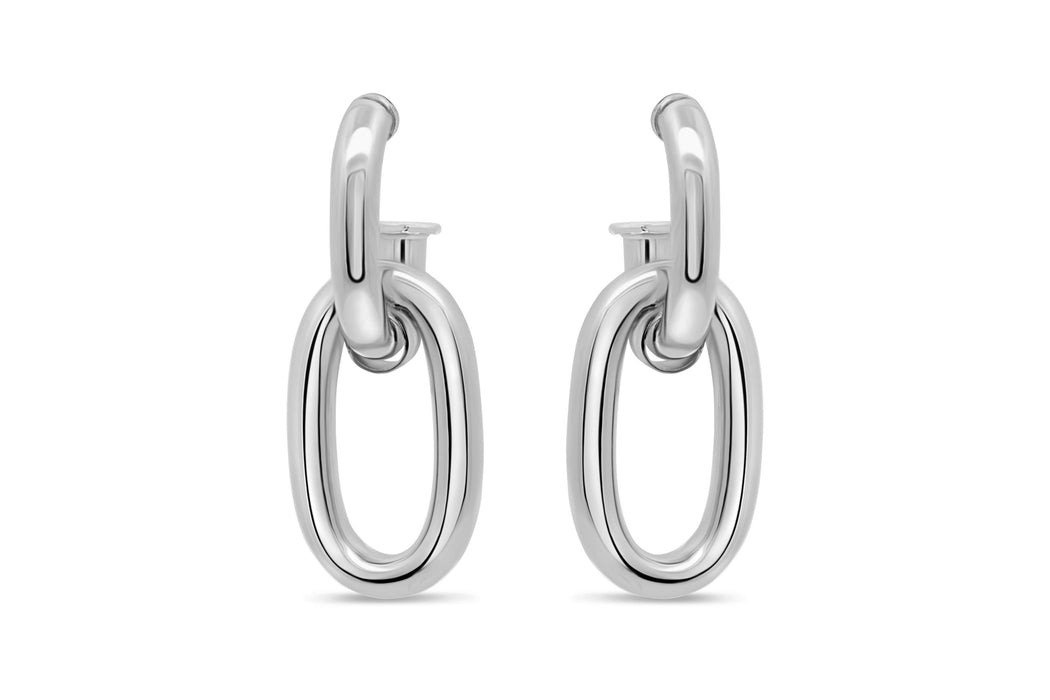 Casablanca Oval Linked Earrings