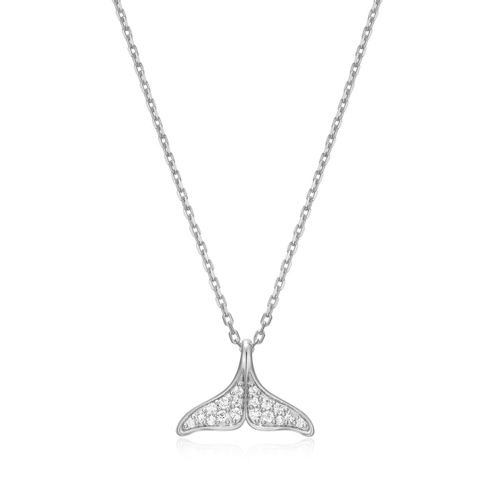 Monte Luna Sterling Silver Whale Tail Necklace