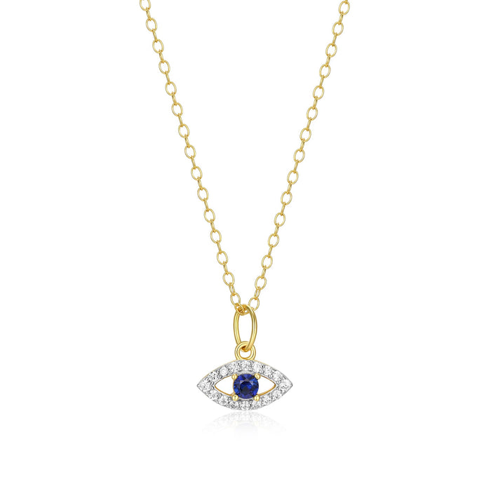 Monte Luna Gold Plated Evil Eye Necklace