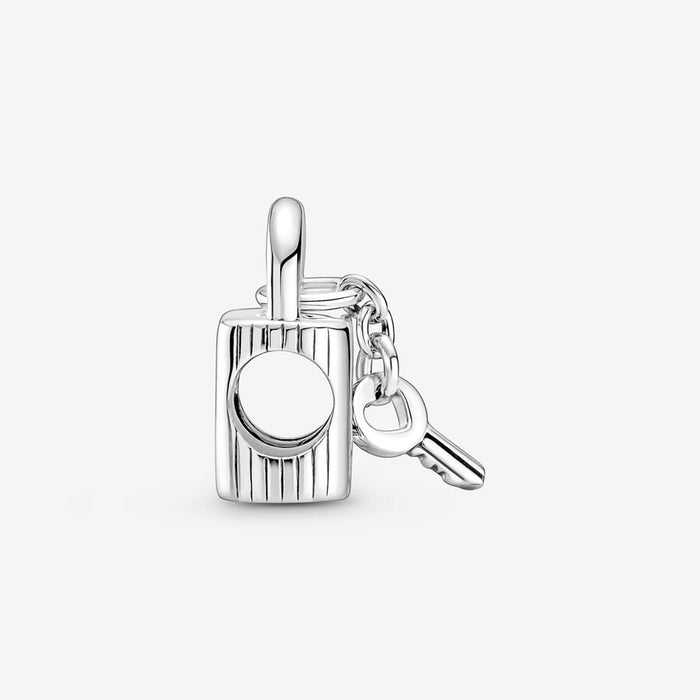 FINAL SALE - Pandora Padlock & Heart Key Charm